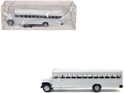 School Bus White 1/87 (HO) Plastic Model by Promotex  free shipping USA