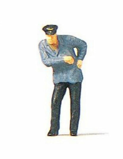 Preiser 28038 HO Scale Individual Figure - Railroad Personnel Engineer