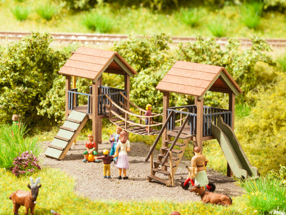 Noch 14367 HO Scale Adventure Playground Laser-Cut Kit