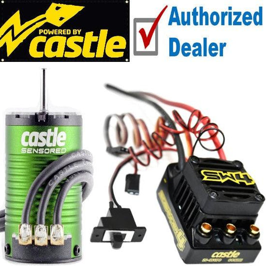 Castle Creations SW4 Sensorless WP ESC SC / SCT + 1410 3800KV Sensor Motor 5MM