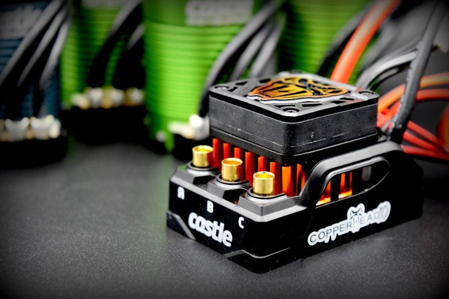 CASTLE CREATIONS COPPERHEAD 10 SENSORED ESC CRAWLER 1406-3800KV SENSORED MOTOR