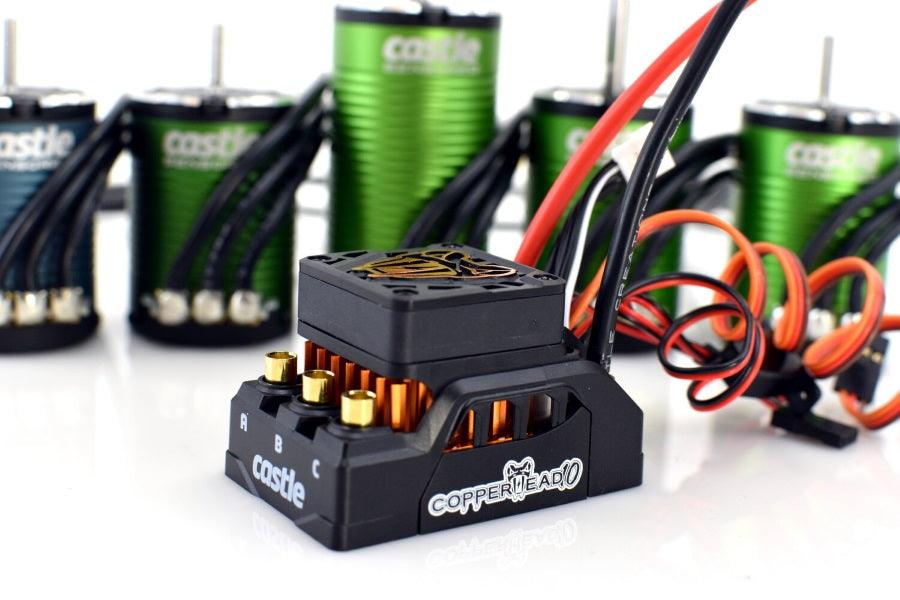 CASTLE CREATIONS COPPERHEAD 10 SENSORED ESC CRAWLER 1406-3800KV SENSORED MOTOR