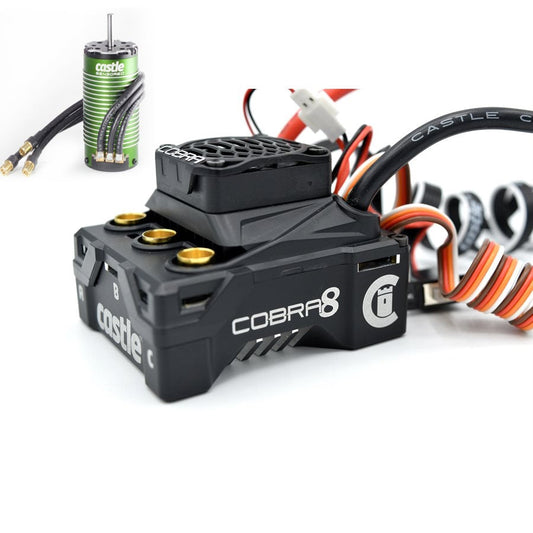 Castle Creations Cobra 8 6SBrushless Motor & ESC Combo 2650Kv w/1512 Sensored Motor