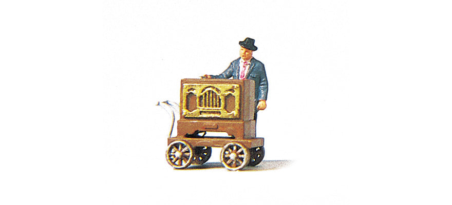 Preiser 29044 HO Scale Barrel Organ Musician Figure