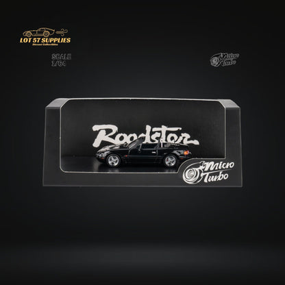 MicroTurbo Eunos Roadster MX-5 Customized Metallic Black 1:64 Limited to 1,000 Pcs