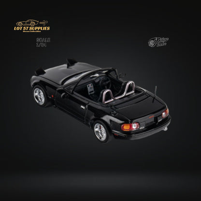 MicroTurbo Eunos Roadster MX-5 Customized Metallic Black 1:64 Limited to 1,000 Pcs