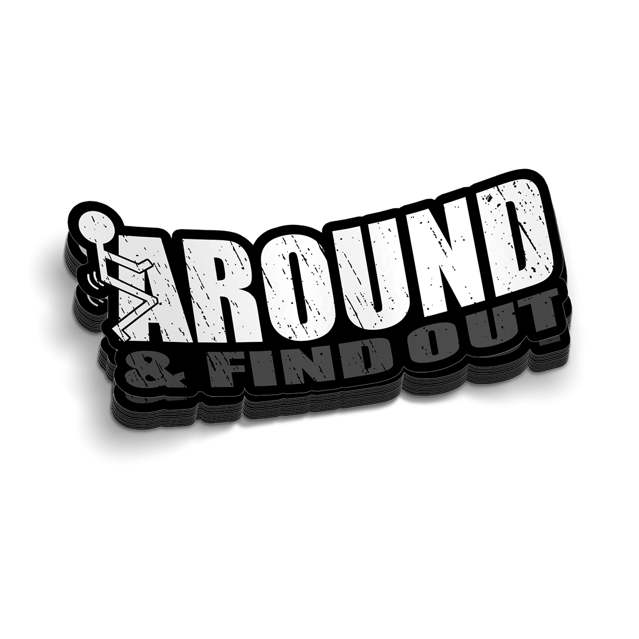 F Around Six Inch Decal