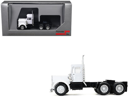 Peterbilt Short Day Cab White 1/87 (HO) Plastic Model Car by Promotex  free shipping USA