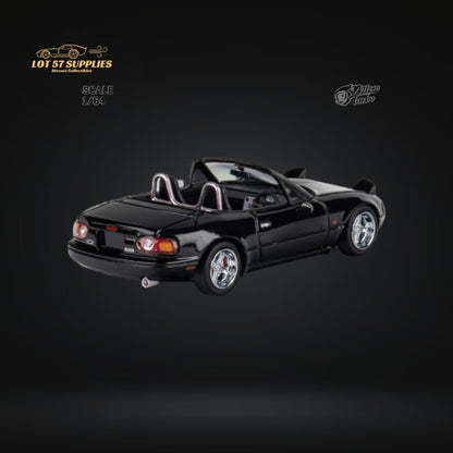 MicroTurbo Eunos Roadster MX-5 Customized Metallic Black 1:64 Limited to 1,000 Pcs