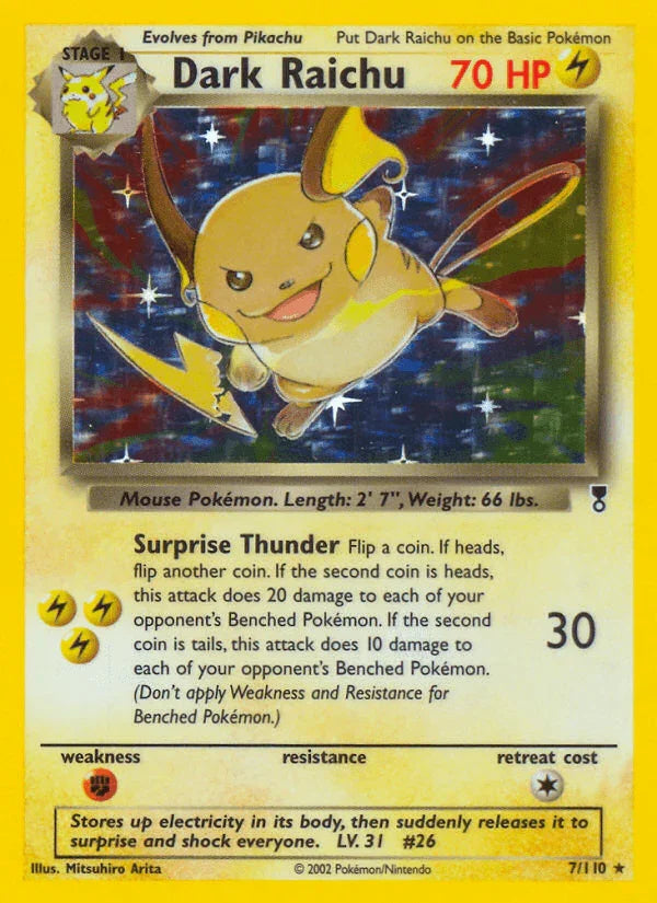 Dark Raichu (7/110) [Legendary Collection]