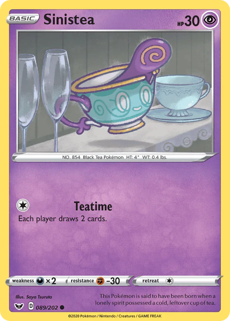 Sinistea (089/202) [Sword & Shield: Base Set]
