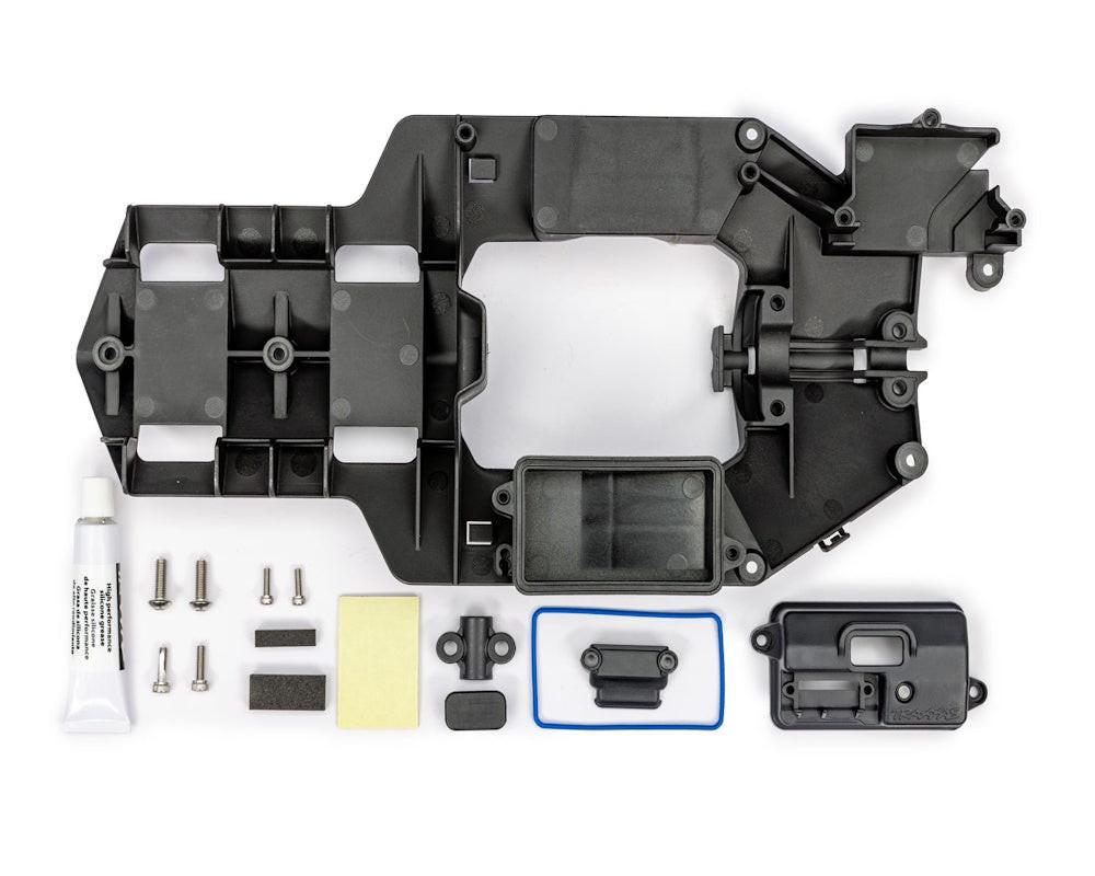Traxxas 10624 Electronics Tray / Stuffing Tube Clamp: Disruptor