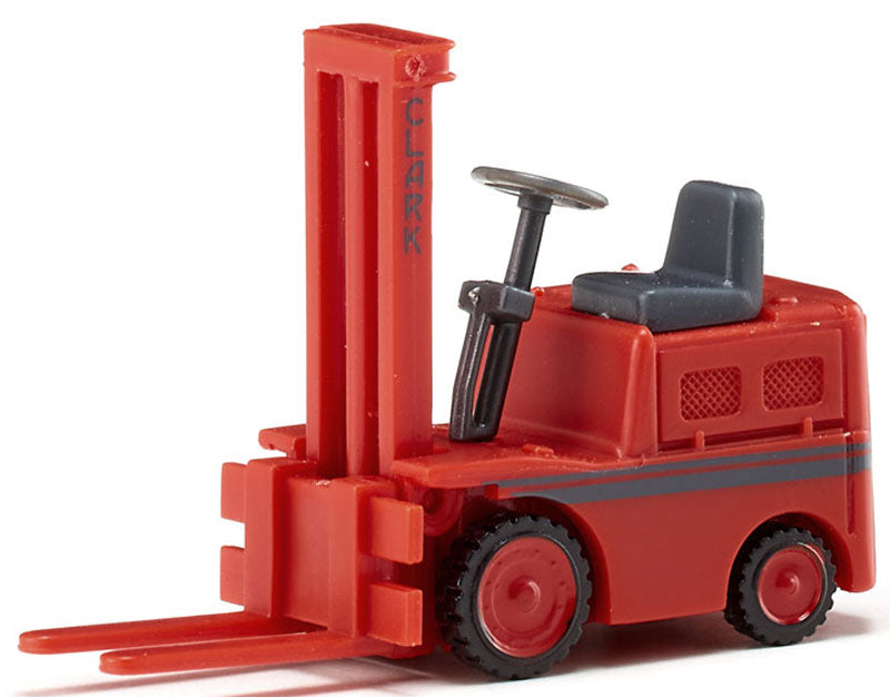 Wiking 117102 1/87 Clark Forklift Truck, Red