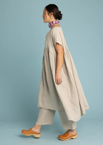 Meadow Dress - Linen Natural Flax by And For Good