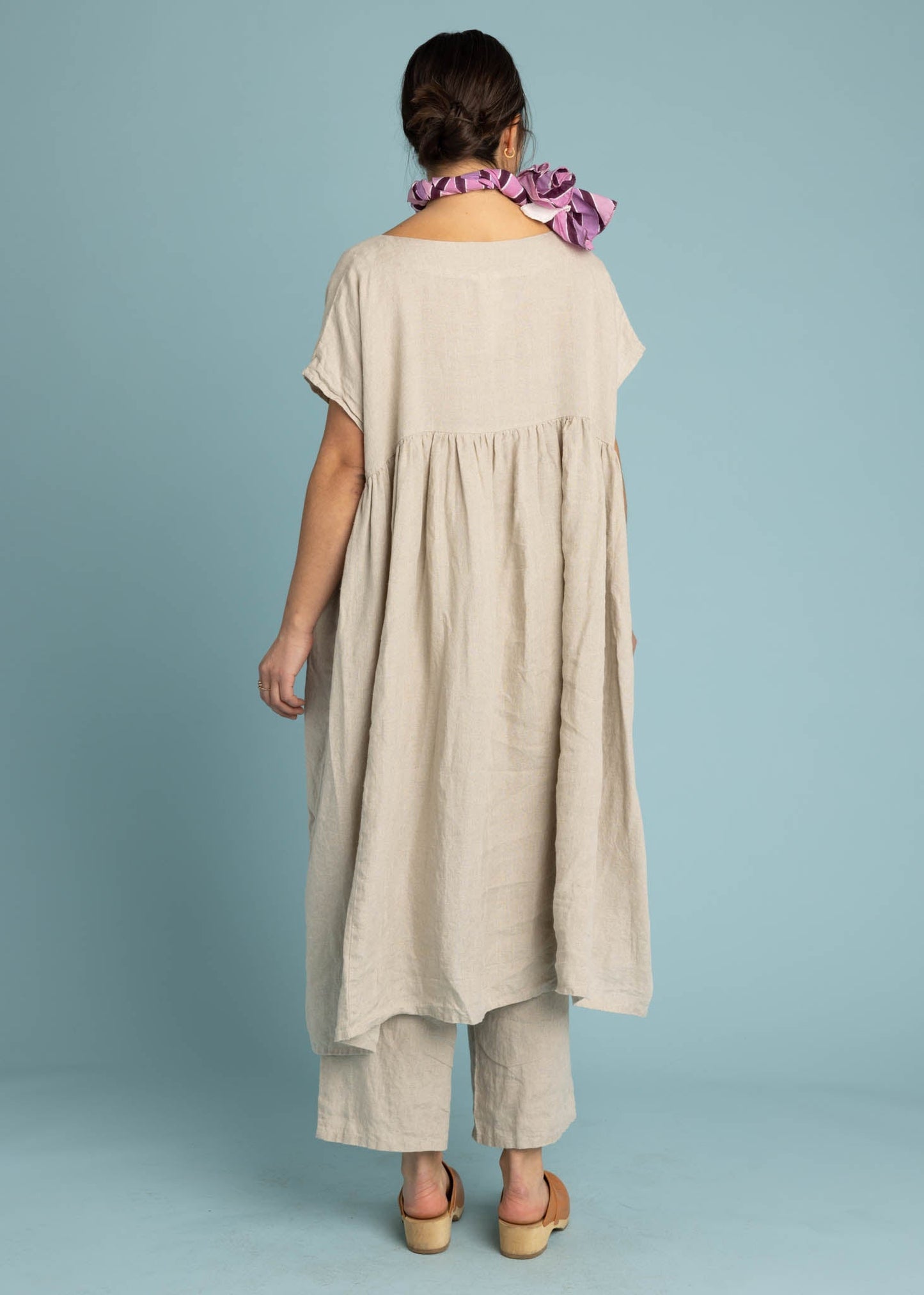 Meadow Dress - Linen Natural Flax by And For Good