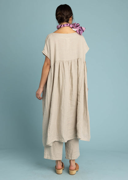 Meadow Dress - Linen Natural Flax by And For Good