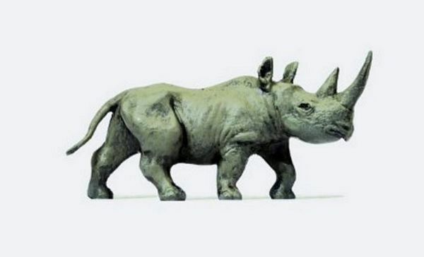 Preiser 29521 HO Scale Animal African Rhinoceros #1