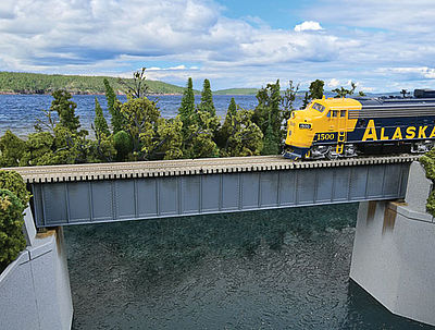 Walthers Cornerstone 4508 90' Deck Girder Bridge Kit