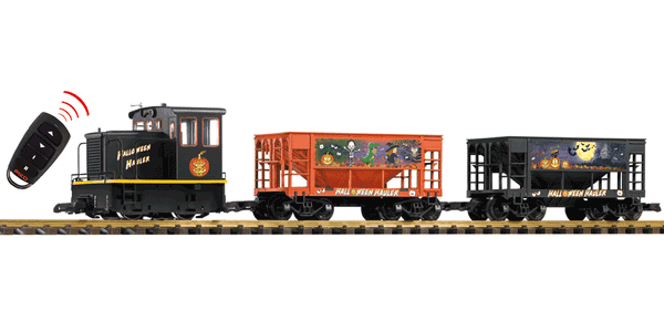 PIKO 38153 G Scale Halloween Hauler R/C Starter Set, 120V