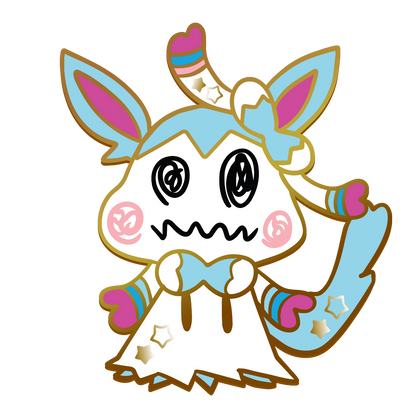 Pokemon: Mimikyu Shiny Sylveon Enamel Pin