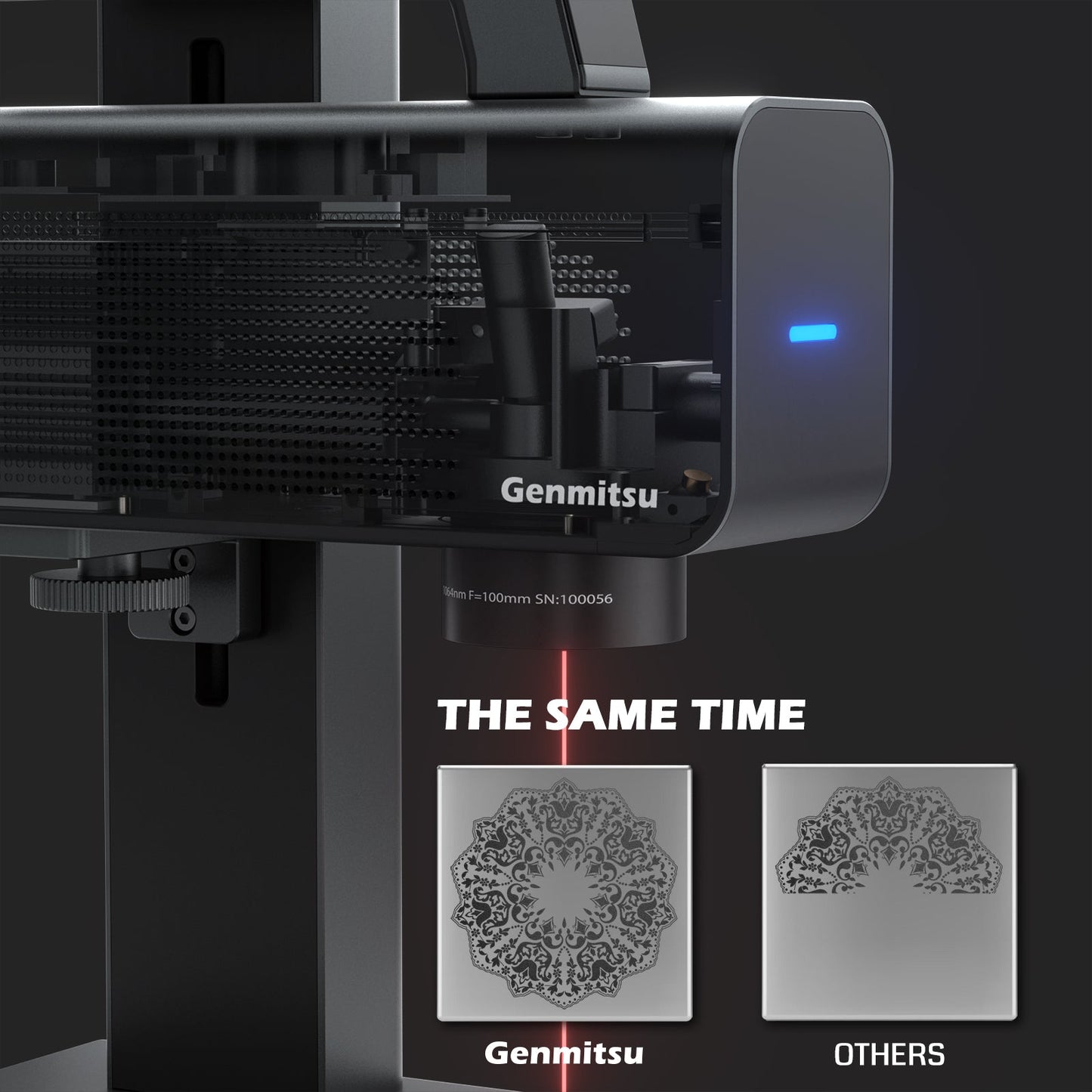 Z5-1 Fiber Laser Machine, 4K Marking Resolution, Fast Metal Marking, LightBurn Support