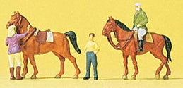Preiser 79186 N Scale Sports & Recreation At The Riding School #2