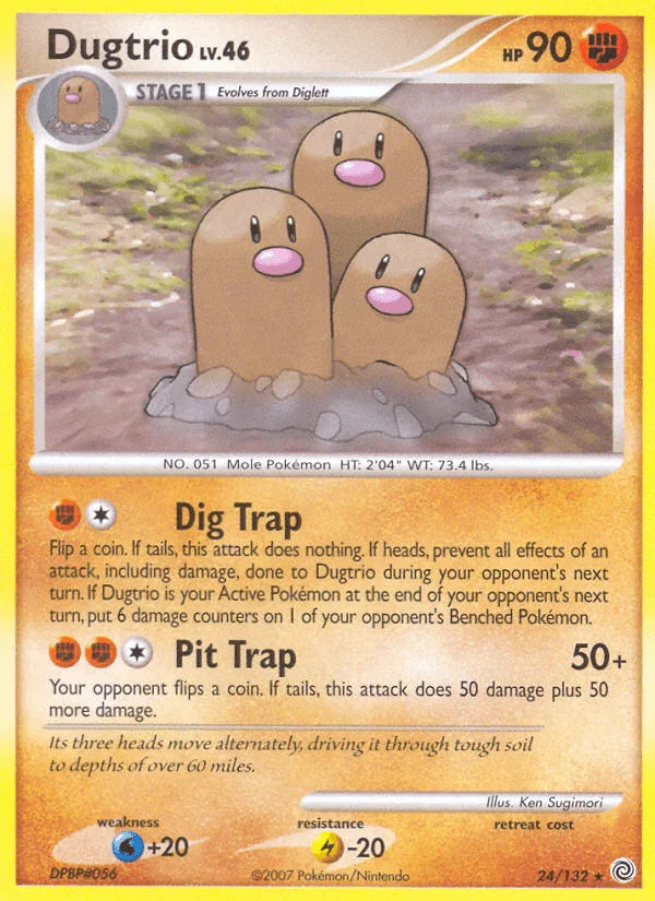 Dugtrio (24/132) [Diamond & Pearl: Secret Wonders]