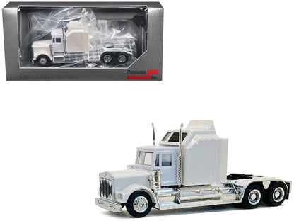 Kenworth W900 with Extra Large Sleeper White 1/87 (HO) Plastic Model Car by Promotex  free shipping USA