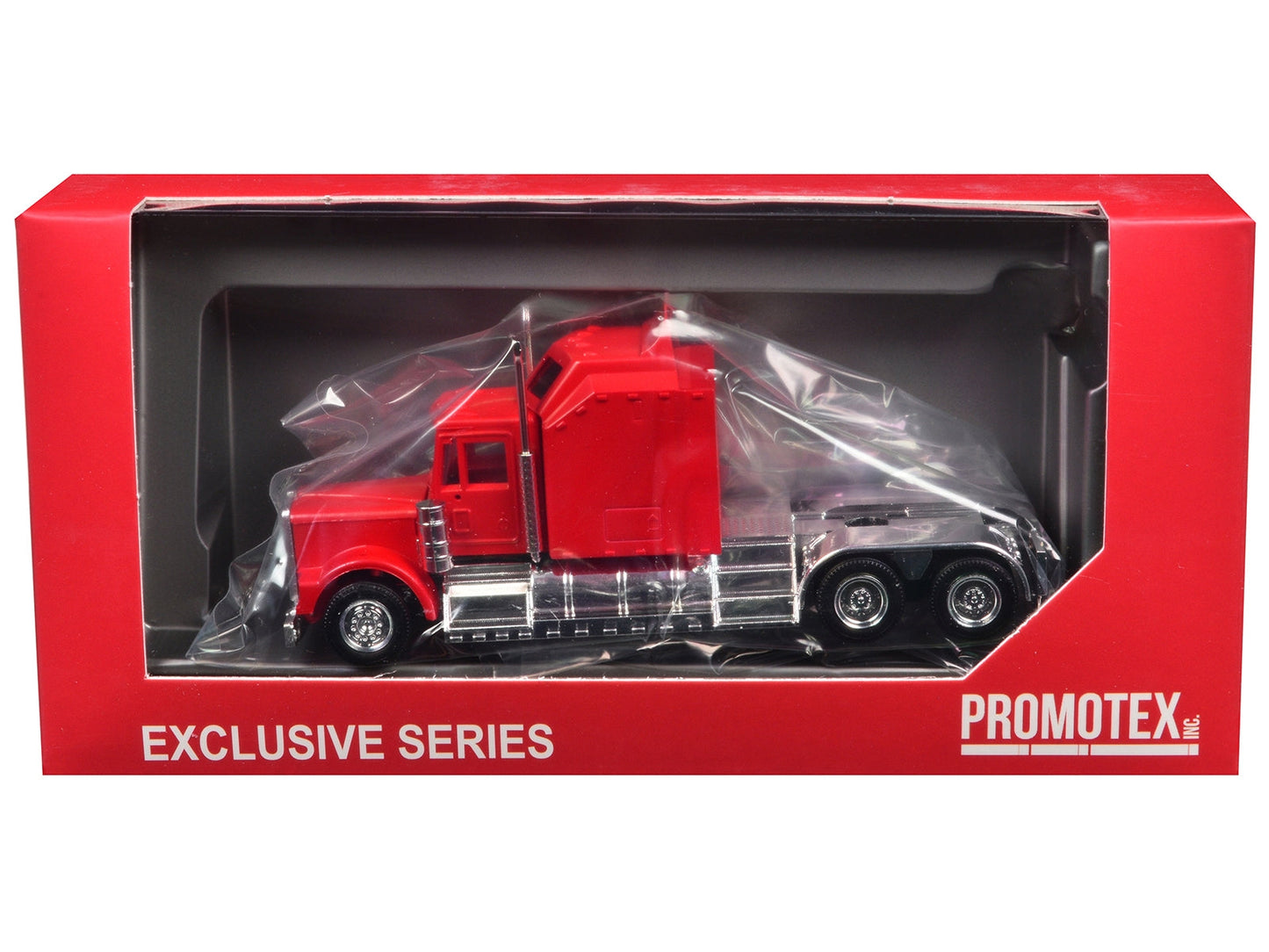 Kenworth W900 with Extra Large Sleeper Red 1/87 (HO) Plastic Model Car by Promotex