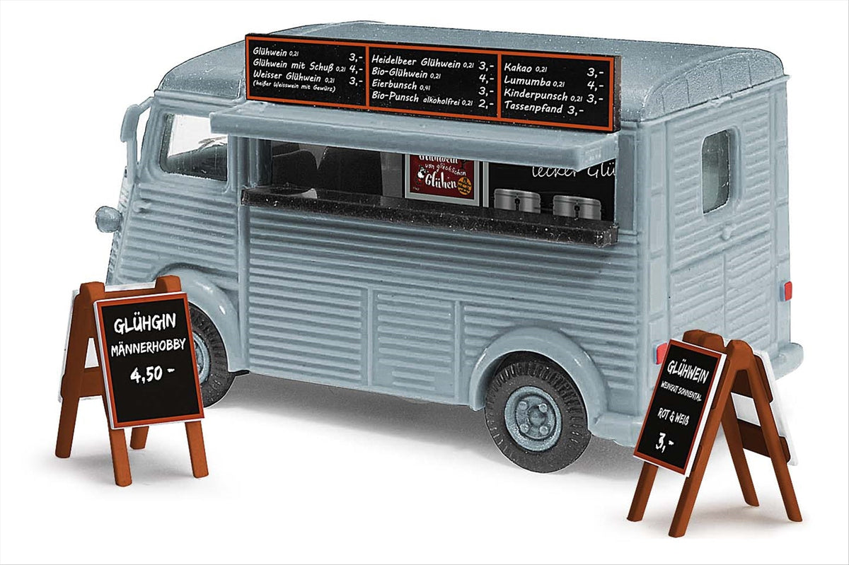 Busch 41929 HO Scale Citroen H Mulled Wine Van Model