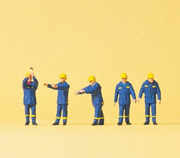 Preiser 79180 N Scale Emergency Workers THW Federal Technical