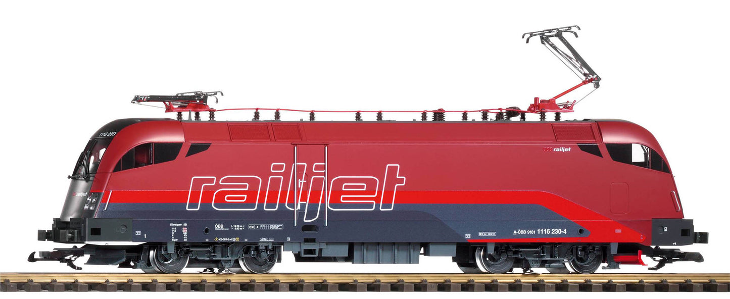 Piko 37400 G Scale ÖBB VI BR116 Taurus Electric Railjet, Sound