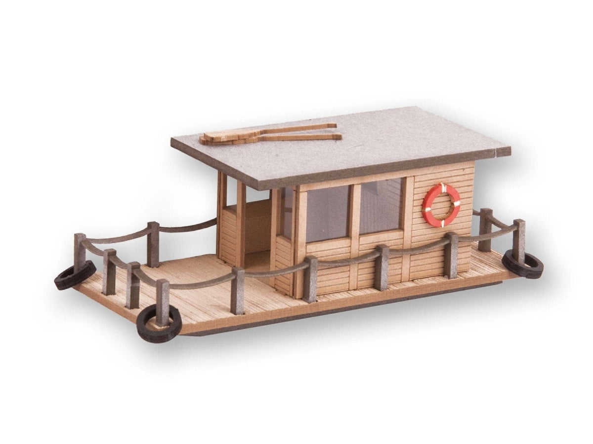 Noch 14224 HO Scale House Boat Laser-Cut Kit