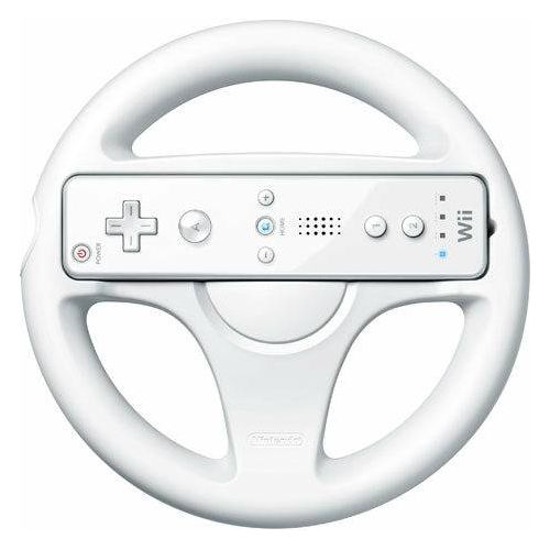 Wii Wheel - Wii (White & Black)