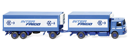 Wiking 045801 1/87 Scale Interfigo - MAN Refrigerated Road Train High Quality
