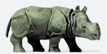 Preiser 29503 HO Scale Animal Baby Indian Rhinoceros