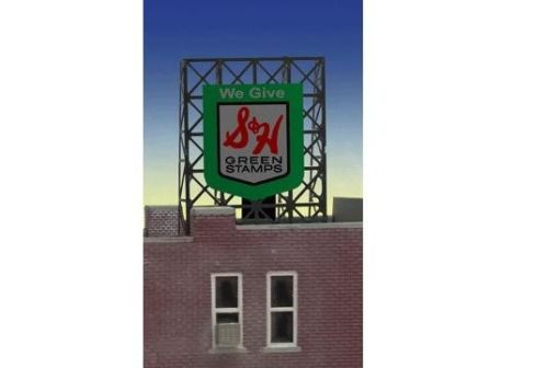 Miller Engineering 338890 N/Z Scale S&H Stamps Billboard