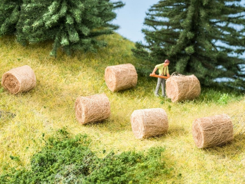 Noch 7460 HO Scale Round Hay Bales, Package of 18