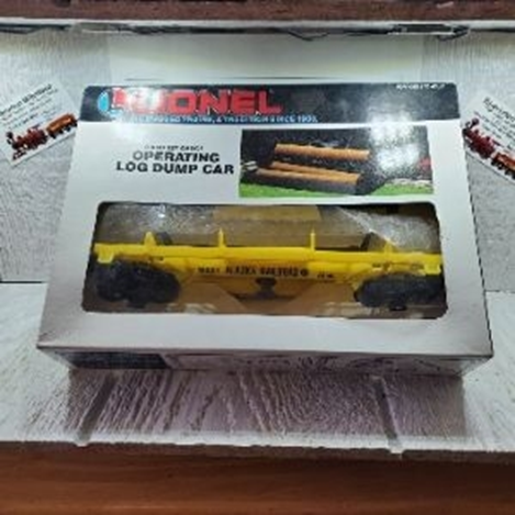 LIONEL 16621 ALASKA LOG DUMP CAR, 90