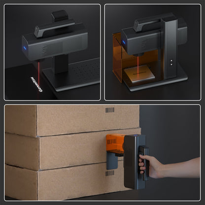 Z5-1 Fiber Laser Machine, 4K Marking Resolution, Fast Metal Marking, LightBurn Support