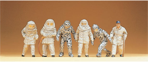 Preiser 14205 HO Scale Firemen Set Figure Set