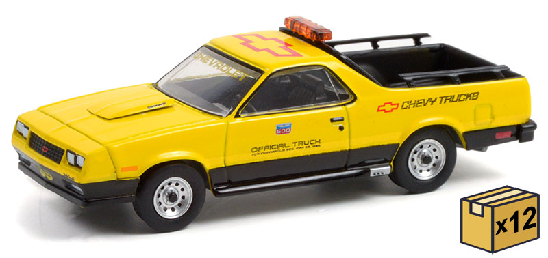 Greenlight 30311-CASE 1/64 1986 El Camino SS Indy 500 Case