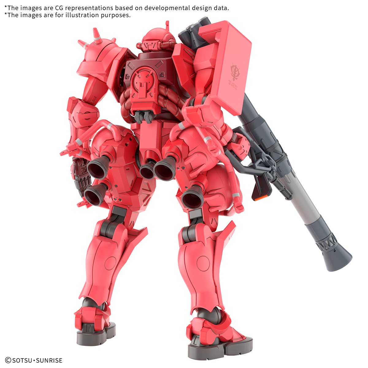 Gundam GQ Char's Zaku Mobile Suit Gundam GQuuuuuuX HG 1:144 Model Kit