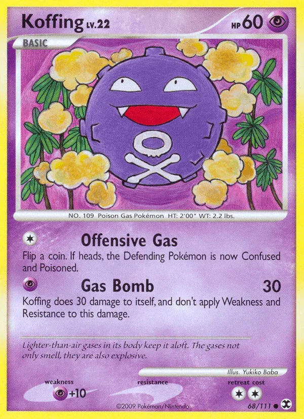 Koffing (68/111) [Platinum: Rising Rivals]