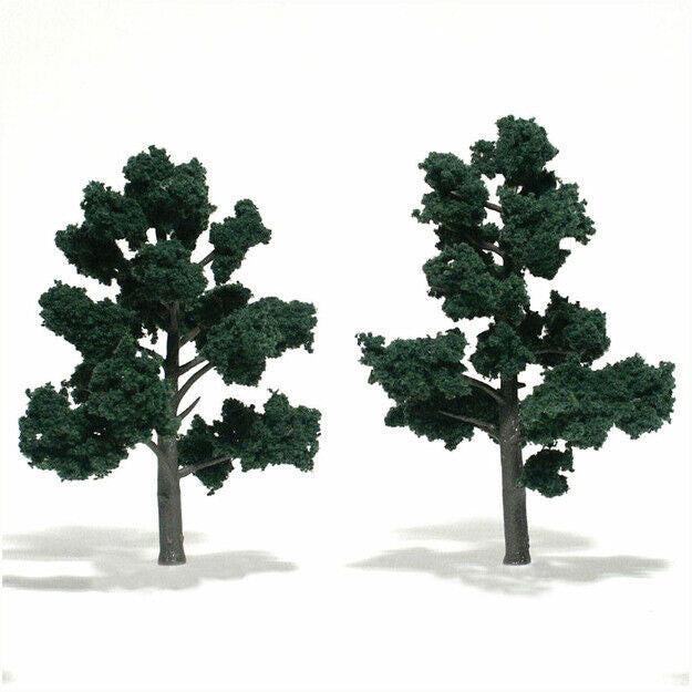 Woodland Scenics TR1514 N/HO Assembled Tree Dark Green 6" Train Scenery