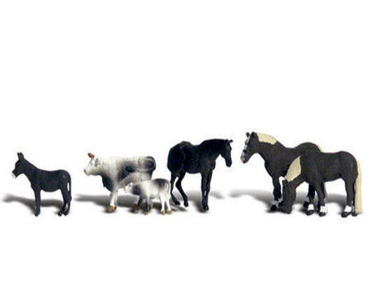 Woodland Scenics A2142 N Train Figures Farm Animals