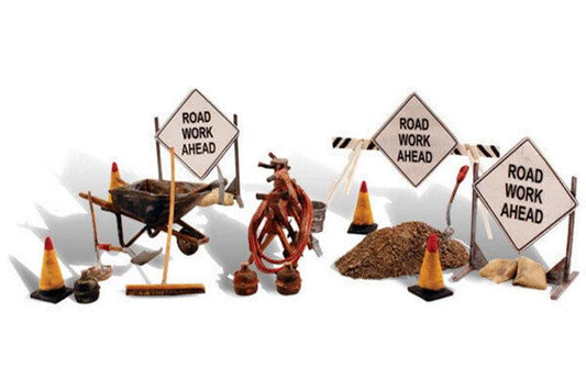 Woodland Scenics A2762 O Train Figures Road Crew Detail
