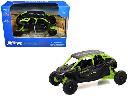 Polaris RZR Pro R UTV Black and Lime Green Diecast Model by New Ray  free shipping USA