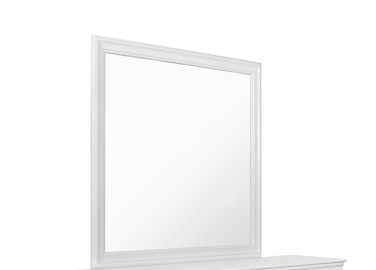 Shaker - Crocodile Metallic Mirror - White by Couch.com