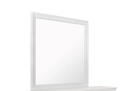 Shaker - Crocodile Metallic Mirror - White by Couch.com
